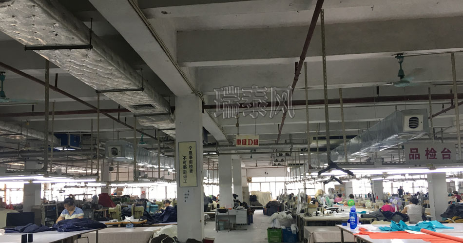服裝、制衣、皮革廠降溫方案